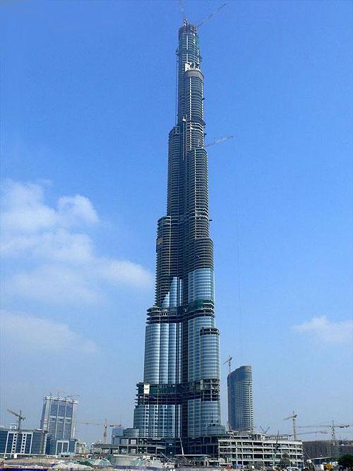 据报道,世界第一高塔迪拜塔(burjdubai)将在2009年12月竣工并